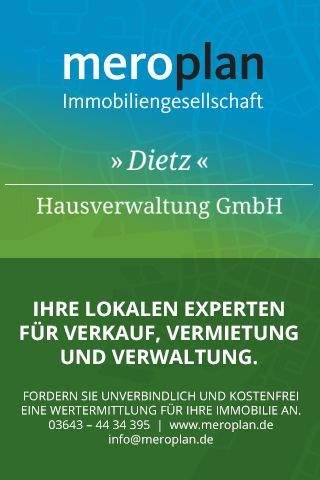 Etagenwohnung Weimar Nordvorstadt - 3 Zimmer, 105 m&sup2;, 875&euro; | Angebot:26582909