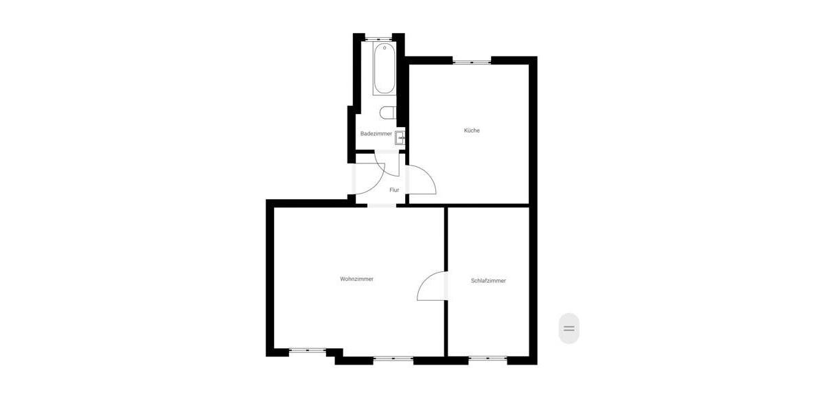 Etagenwohnung Jena - 2 Zimmer, 52 m&sup2;, 671&euro; | Angebot:26632740
