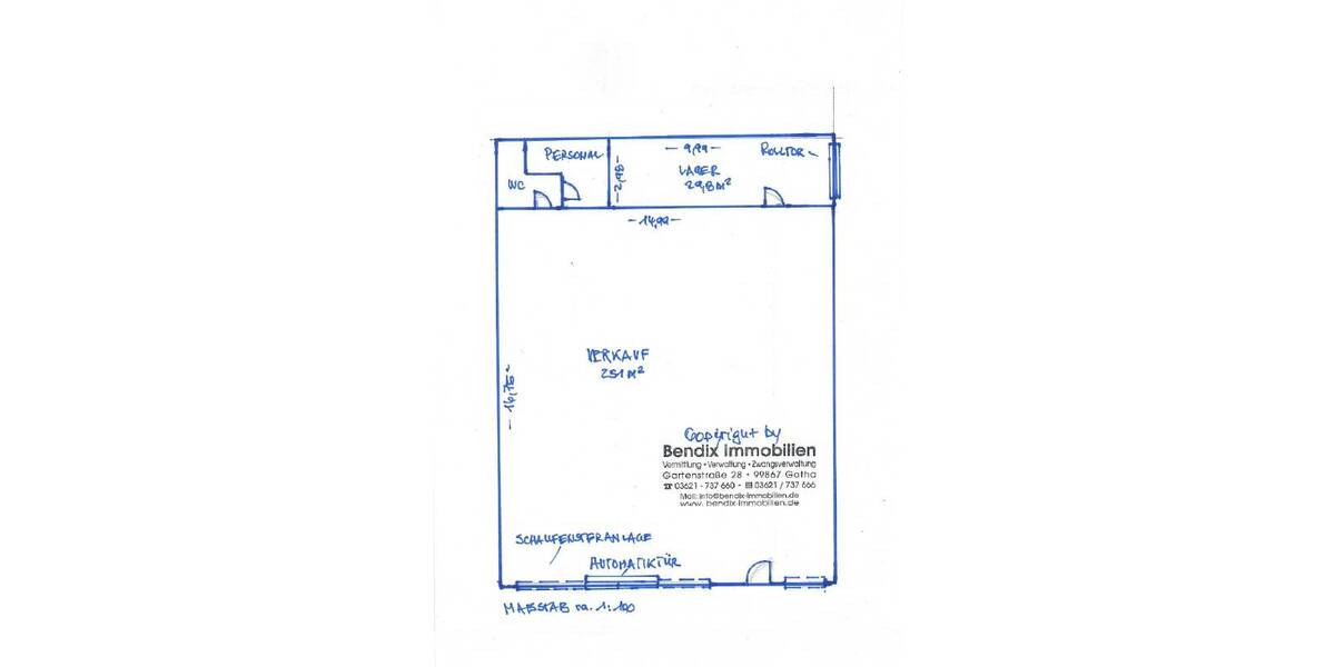 Gewerbeobjekt Ichtershausen Ichtershausen - 1.360&euro; | Angebot:26486088