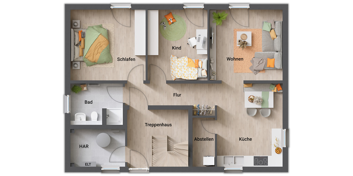 Einfamilienhaus Walschleben - 6 Zimmer, 183 m&sup2;, 500.010&euro; | Angebot:25748801