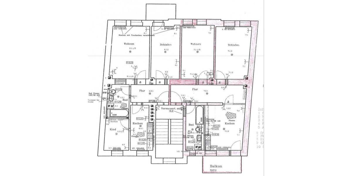Etagenwohnung Erfurt Johannesvorstadt - 3 Zimmer, 55 m&sup2;, 600&euro; | Angebot:26045552