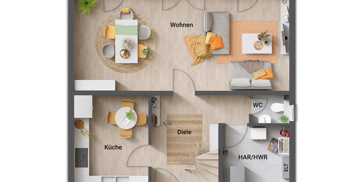 Einfamilienhaus Erfurt Waltersleben - 4 Zimmer, 121 m&sup2;, 372.020&euro; | Angebot:25802762