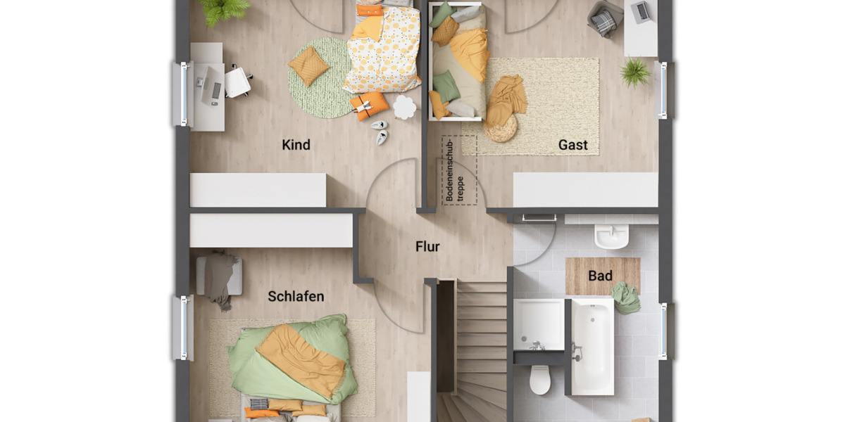 Einfamilienhaus Erfurt Kühnhausen - 4 Zimmer, 129 m&sup2;, 440.490&euro; | Angebot:25777601