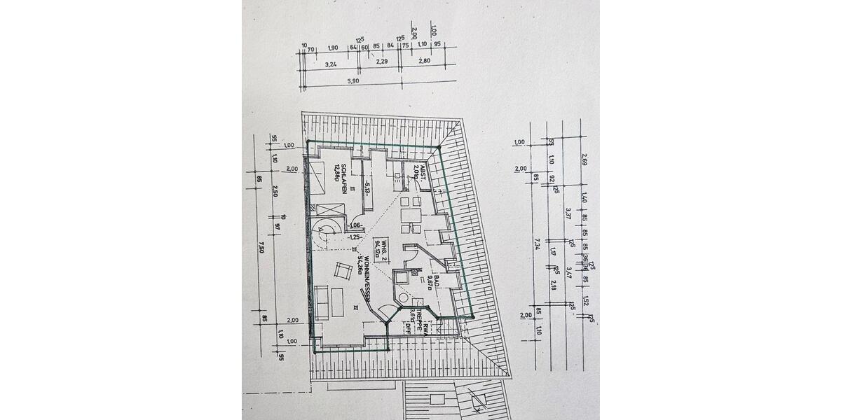 Maisonettenwohnung Erfurt - 3 Zimmer, 90 m&sup2;, 1.100&euro; | Angebot:26040832