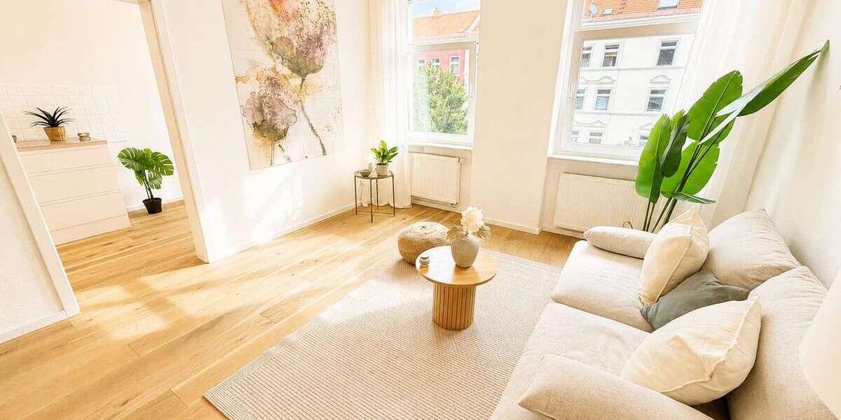 Etagenwohnung Erfurt Andreasvorstadt - 2 Zimmer, 55 m&sup2;, 219.900&euro; | Angebot:27101340
