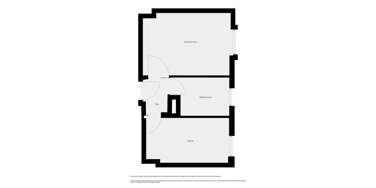 Etagenwohnung Erfurt Johannesvorstadt - 1 Zimmer, 35 m&sup2;, 385&euro; | Angebot:26543884