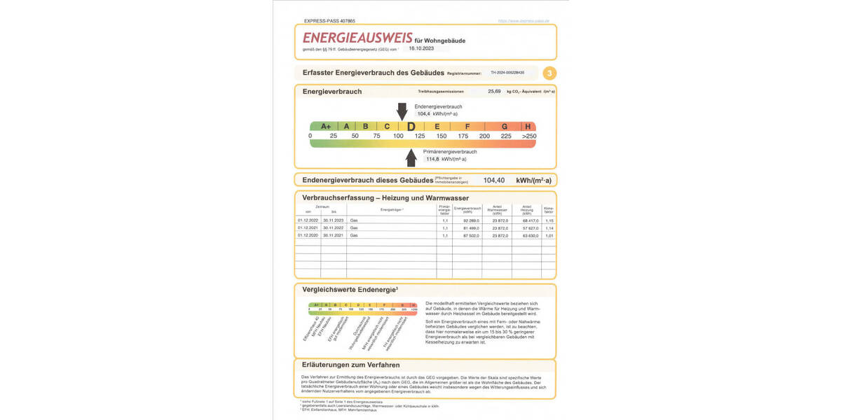 Etagenwohnung Erfurt Krämpfervorstadt - 3 Zimmer, 82 m&sup2;, 1.080&euro; | Angebot:26155201