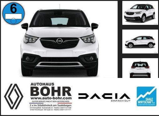 Opel Crossland (X) 25.400 km 10.990 &euro; Uhlstädt-Kirchhasel 07407
