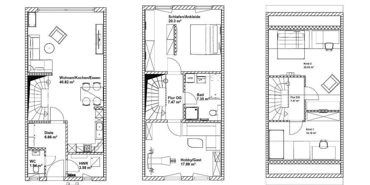 Reihenmittelhaus Alperstedt - 5 Zimmer, 137 m&sup2;, 340.890&euro; | Angebot:25959196