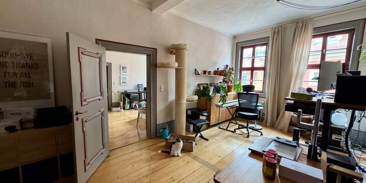 Etagenwohnung Weimar Altstadt - 4 Zimmer, 132 m&sup2;, 480.000&euro; | Angebot:25672556