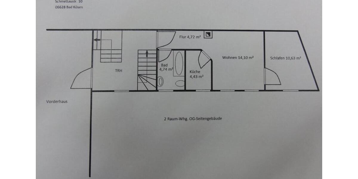Etagenwohnung Lanitz-Hassel-Tal Tal - 2 Zimmer, 39 m&sup2;, 255&euro; | Angebot:25751604