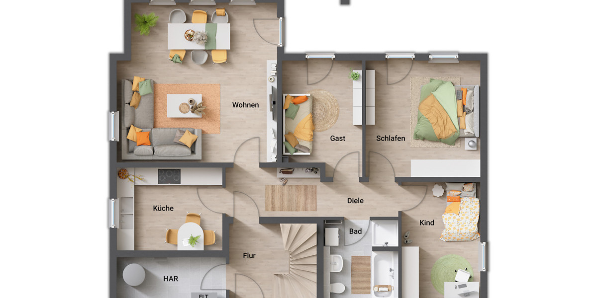 Einfamilienhaus Großrudestedt - 7 Zimmer, 205 m&sup2;, 629.870&euro; | Angebot:25707326