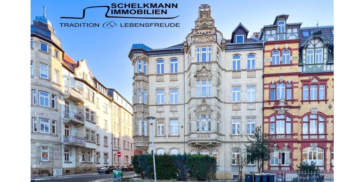 Etagenwohnung Erfurt / Löbervorstadt Löbervorstadt - 3 Zimmer, 120 m&sup2;, 1.480&euro; | Angebot:24519030