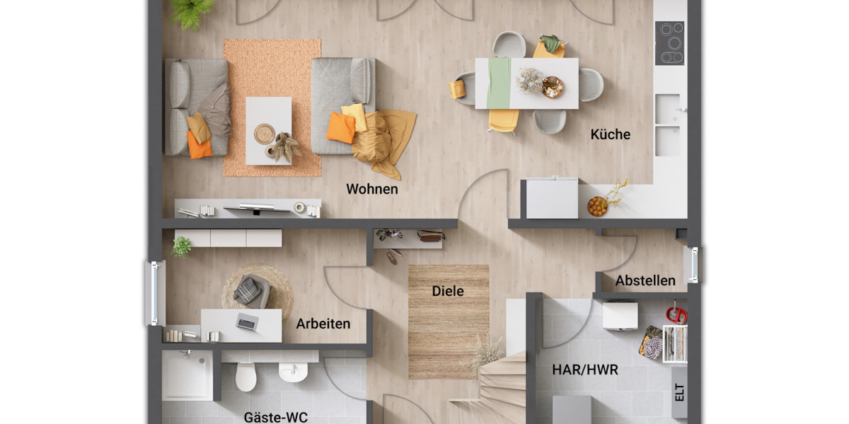 Einfamilienhaus Walschleben - 4 Zimmer, 136 m&sup2;, 269.160&euro; | Angebot:25700410