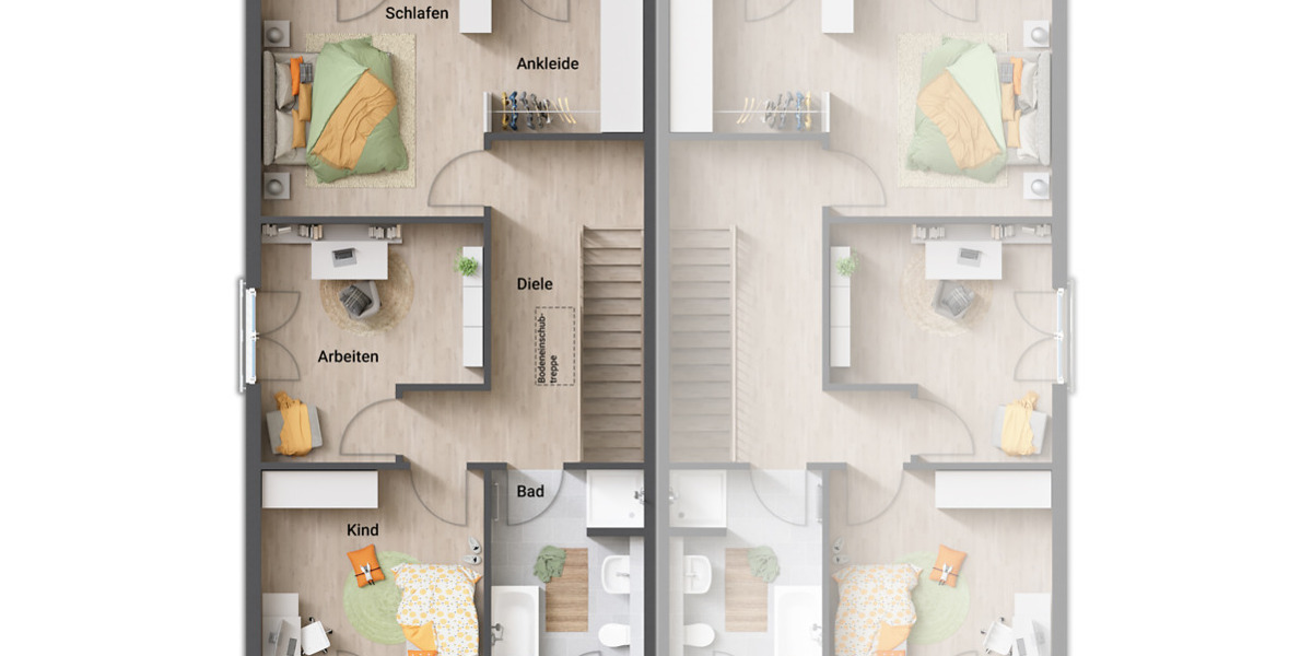 Doppelhaushälfte Alperstedt - 5 Zimmer, 128 m&sup2;, 360.240&euro; | Angebot:25916852