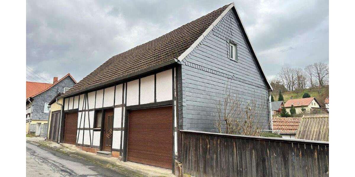 Scheune mit Doppelgarage und Schlachthaus in Niederkrossen - Garagen / Stellplätze Uhlstädt-Kirchhasel Kirchhasel | Angebot:19040127