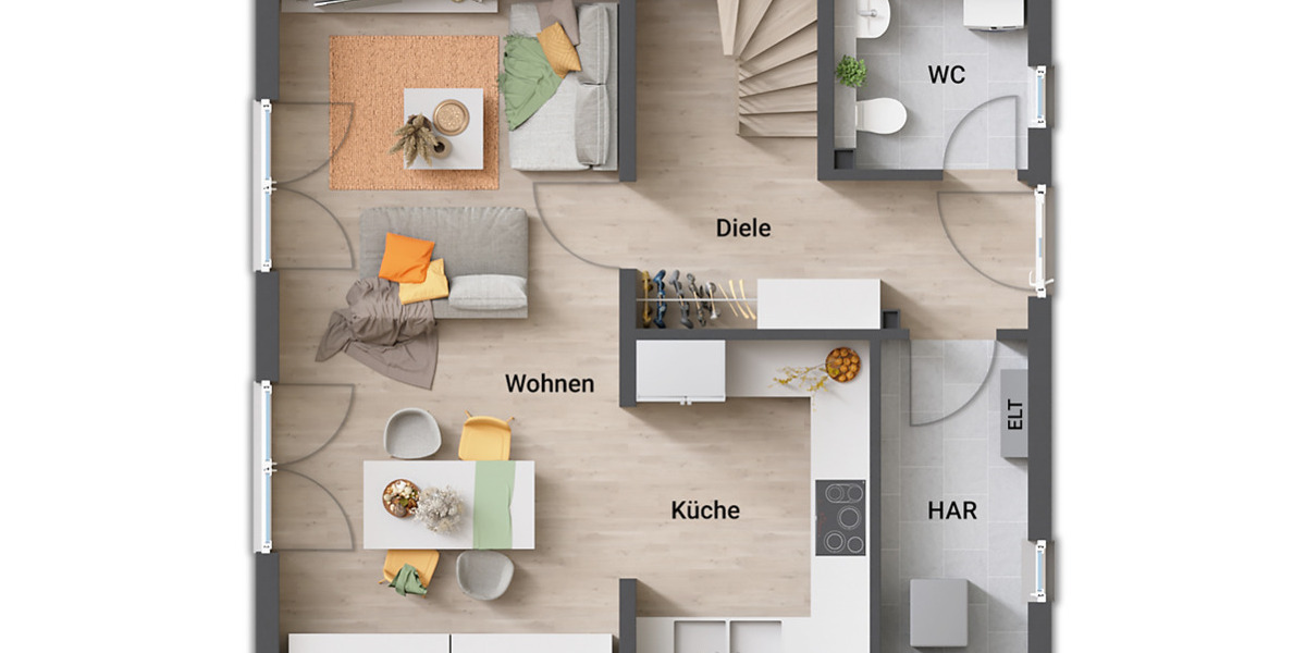 Einfamilienhaus Großobringen Großobringen - 4 Zimmer, 98 m&sup2;, 320.290&euro; | Angebot:25748850