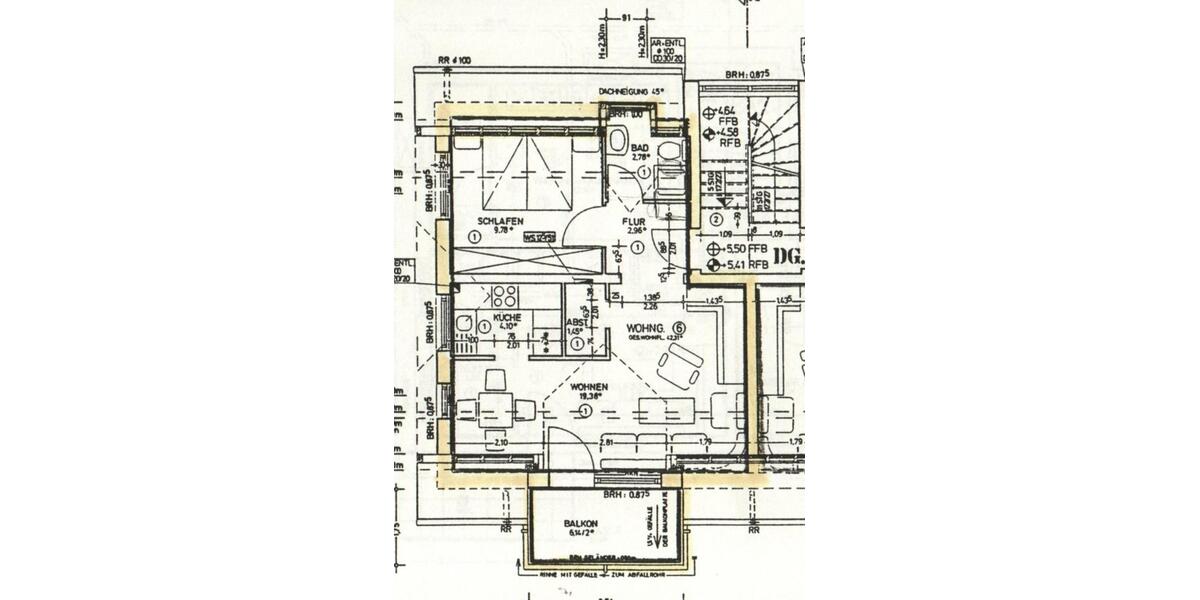 Dachgeschoßwohnung Grammetal - 2 Zimmer, 43 m&sup2;, 69.000&euro; | Angebot:22936026
