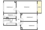 Hochparterre Bucha - 4 Zimmer, 70 m&sup2;, 775&euro; | Angebot:26511812