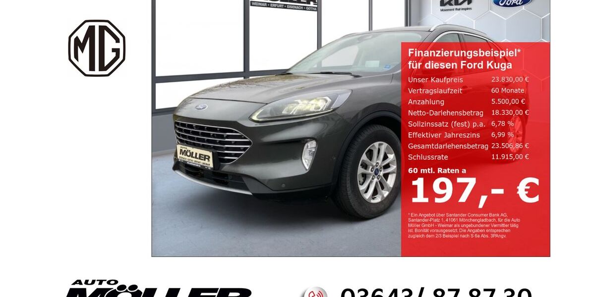 Ford Kuga 9.965 km 23.830 &euro; Weimar 99425