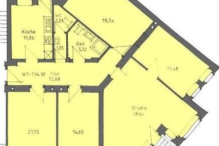 Gewerbeobjekt Erfurt Andreasvorstadt - 5 Zimmer, 134 m&sup2;, 1.200&euro; | Angebot:25774816