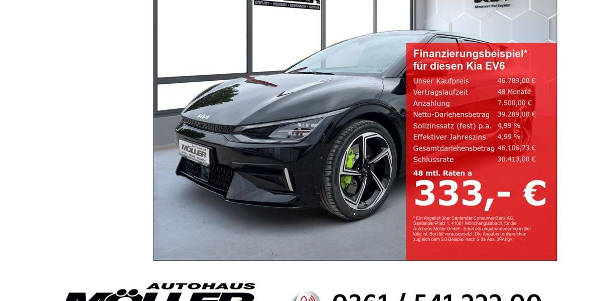 Kia EV6 7.933 km 42.889 &euro; Erfurt 99087