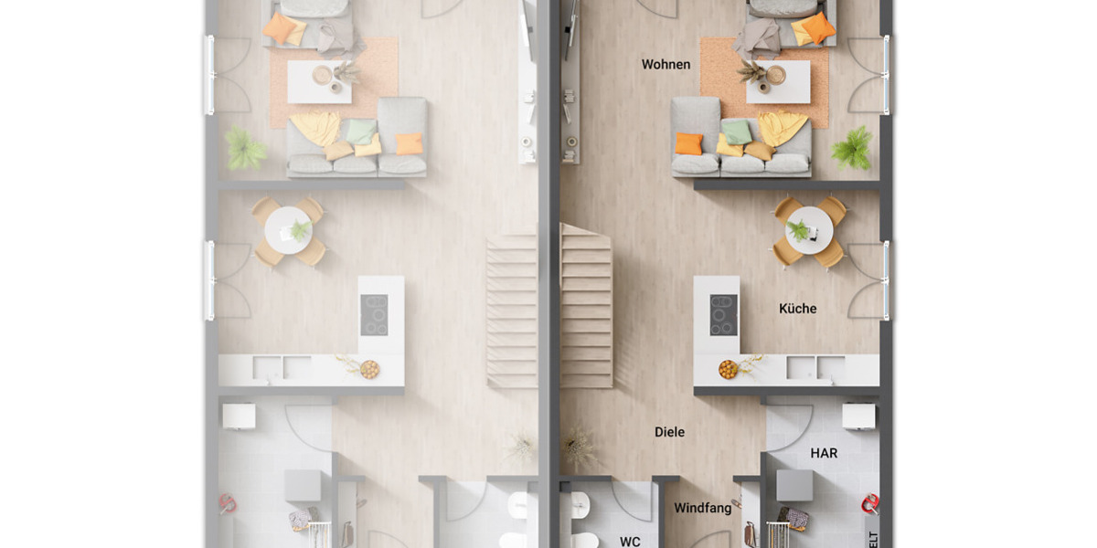 Doppelhaushälfte Alperstedt - 5 Zimmer, 128 m&sup2;, 360.240&euro; | Angebot:25916852